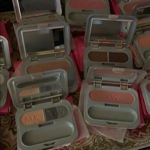 Three shades along with the compact